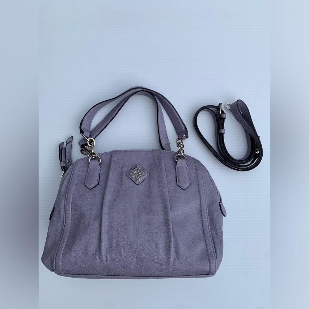 Simply Vera Vera Wang Purple 2-Way Faux Leather Bag Crossbody Bag